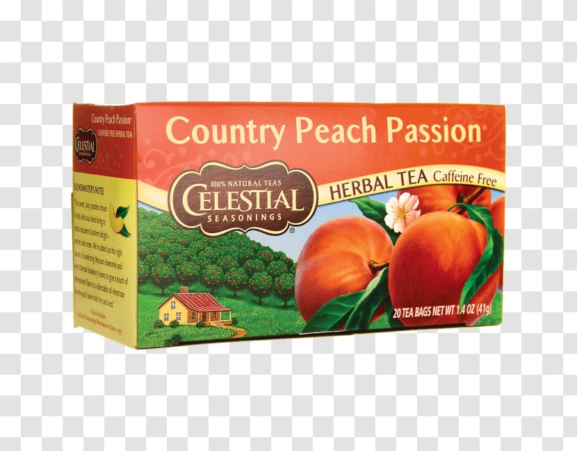 Ginger Tea Celestial Seasonings Herbal Yogi - Peach Transparent PNG