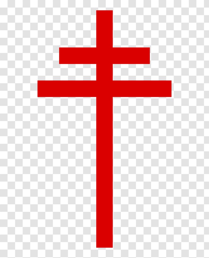 Patriarchal Cross Russian Orthodox Church Christian - Archiepiscopal - Red Transparent PNG