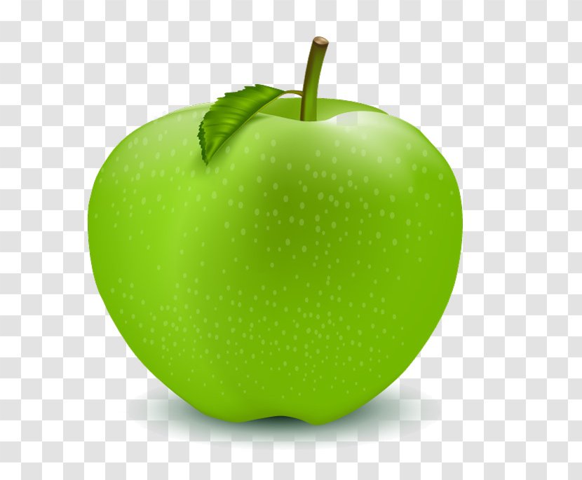 Royalty-free Drawing Illustration - Food - Painted Green Apple Transparent PNG