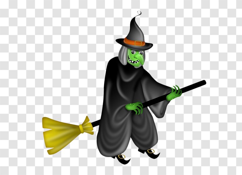 Stock Photography Halloween Witchcraft Illustration - The Old Witch With Magic Broom In Cartoon Transparent PNG
