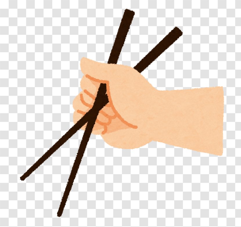 Journalist Japan Thumb Chopsticks - Ikemen - Hand Transparent PNG