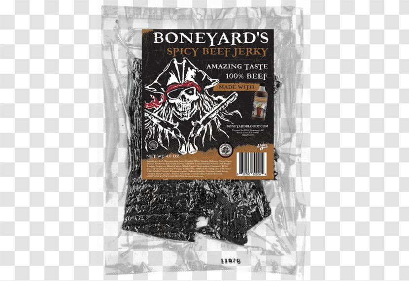 Boneyard's Bloody Blend Jerky Sales Price - Damn Gina Transparent PNG