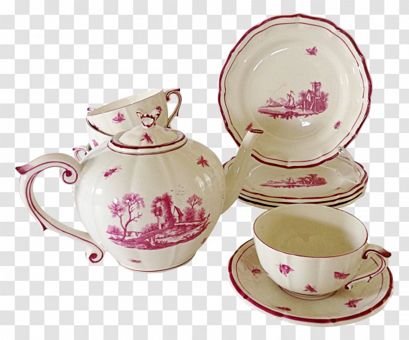 Coffee Cup Kettle Porcelain Saucer Mug - Teapot Transparent PNG