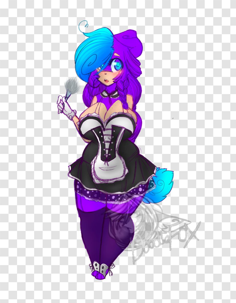 Costume Design Animated Cartoon - Maid Cleaning Transparent PNG