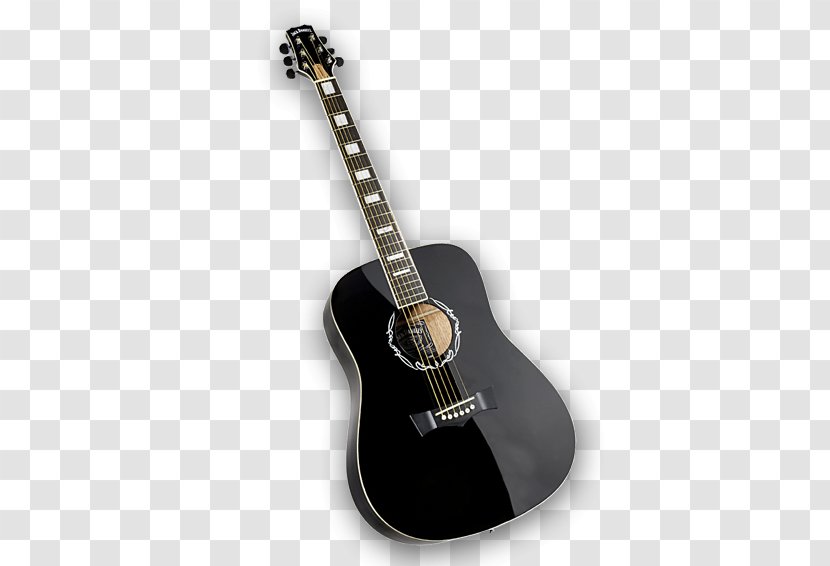 Acoustic Guitar Bass Tiple Acoustic-electric Ukulele - Silhouette Transparent PNG