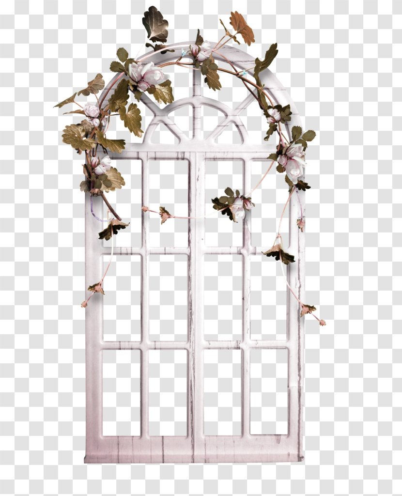 Window House Painter And Decorator - Arch - White Simple Tree Rattan Decoration Pattern Transparent PNG