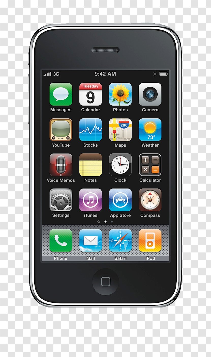 IPhone 3GS 4 X Apple - Telephony - Phone Review Transparent PNG