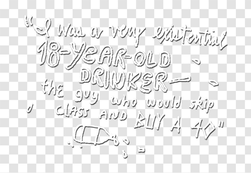 Handwriting Paper Point Font - Monochrome - Angle Transparent PNG