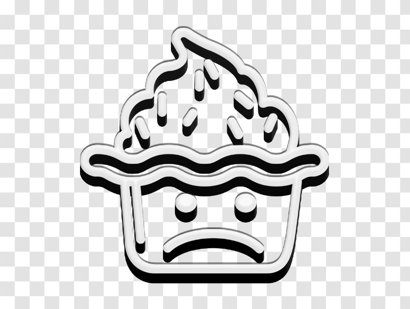 Cake Icon Emotic Frost - Coloring Book Logo Transparent PNG