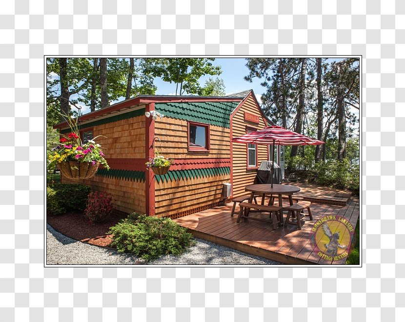 Summerhawk Lakeside Rental Cottages House Home Log Cabin - Real Estate - Cottage Transparent PNG