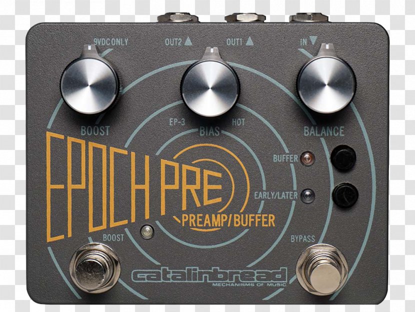 Effects Processors & Pedals Catalinbread Belle Epoch Delay Distortion Electric Guitar - Audio Transparent PNG