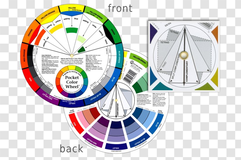 Color Wheel Artist Paint Tints And Shades Transparent PNG