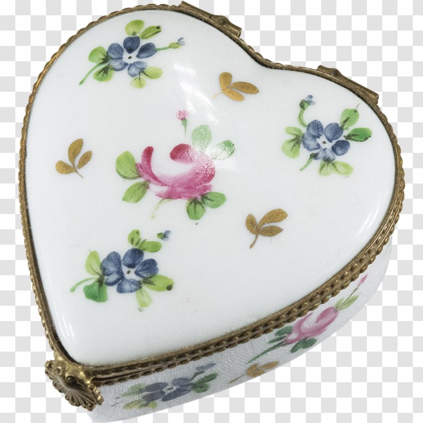 Porcelain Flowerpot Tableware - Hand Painted Heart Transparent PNG