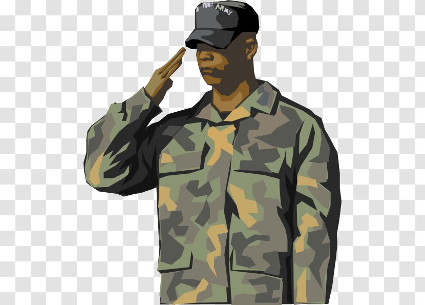 Soldier Salute Army Military Clip Art - Organization - Saluting Cliparts Transparent PNG