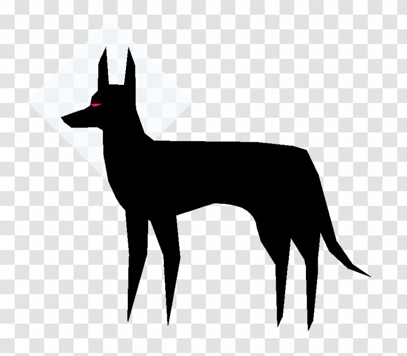 Dog Breed Red Fox Whiskers Silhouette - Tail Transparent PNG