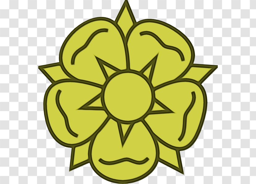 Yellow Green Clip Art Leaf Plant - Wet Ink - Flower Symbol Transparent PNG