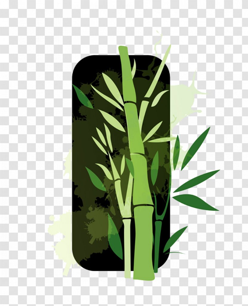 Bamboo Clip Art - Green Transparent PNG
