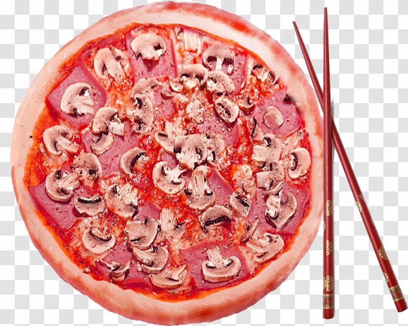 Pizza Chicken Tikka Junk Food Italian Cuisine Cheeseburger - Cheddar Cheese - Mushrooms Ham Transparent PNG