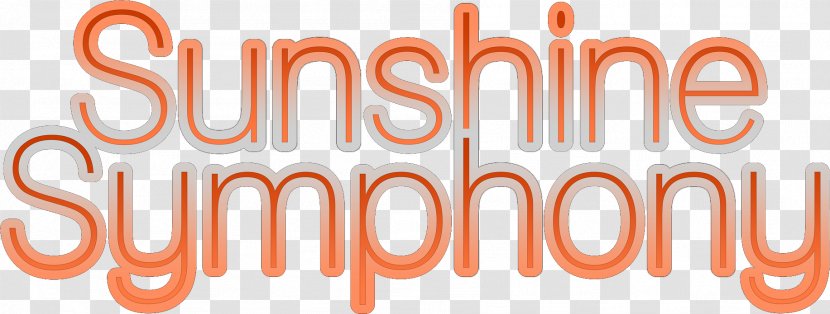 Logo Brand - Orange - Text Transparent PNG