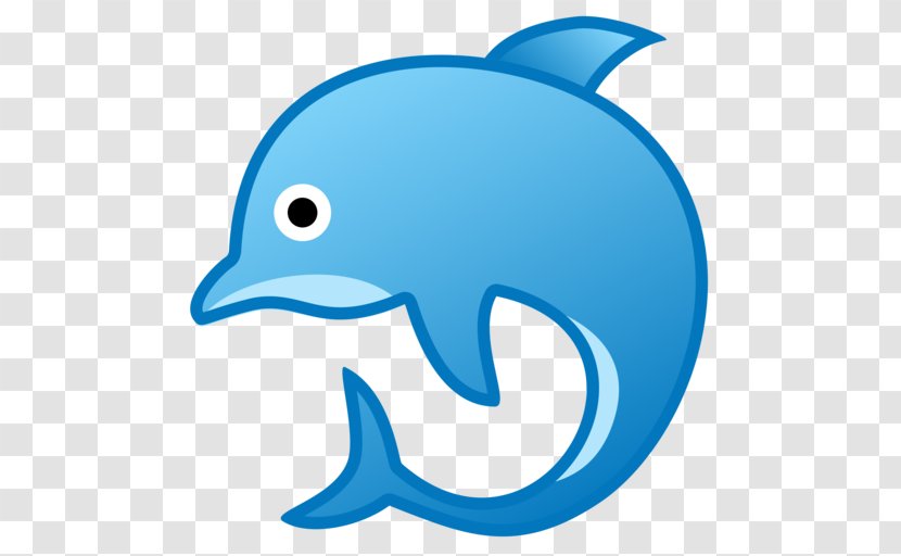 Common Bottlenose Dolphin Emoji Unicode Transparent PNG