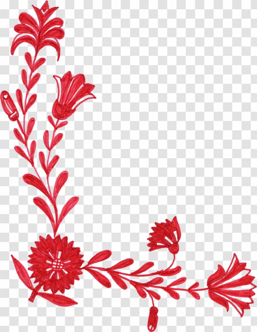 Flower Red Petal Clip Art - Area Transparent PNG