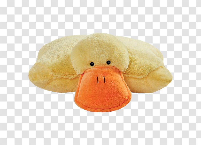 Stuffed Animals & Cuddly Toys Puffy Duck Pillow Pet Pets Plush Yellow Large 46cm Transparent PNG