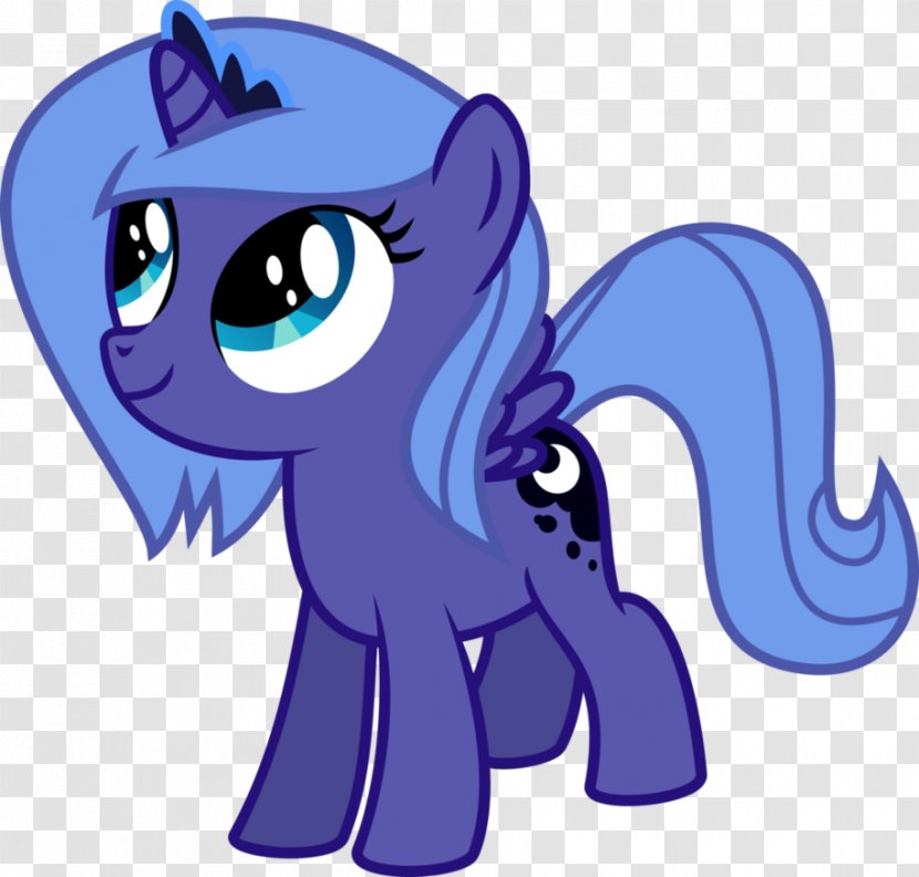 Princess Luna Celestia Pony Rainbow Dash Filly - Dog Like Mammal - Moon Background Transparent PNG