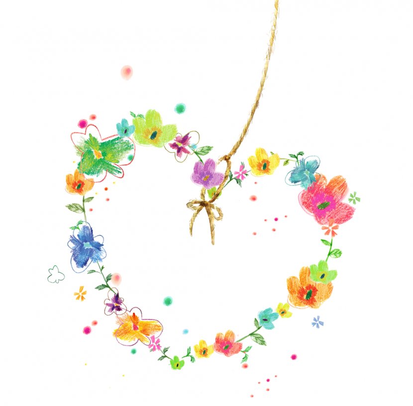 No Desktop Wallpaper Gift - Floral Design - Coeur Transparent PNG
