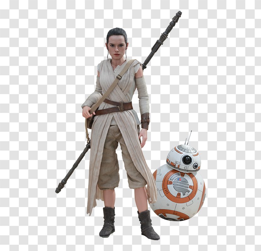 Rey BB-8 Luke Skywalker Hot Toys Limited Action & Toy Figures - Star Wars Transparent PNG