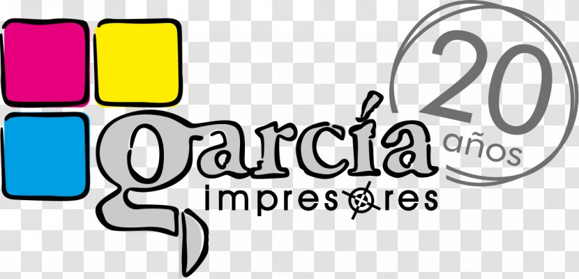 Logo Brand GARCÍA IMPRESORES Design Font - Area Transparent PNG