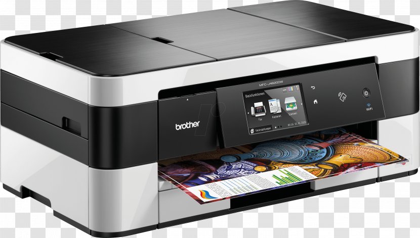 Multi-function Printer Inkjet Printing Duplex Brother Industries - Image Scanner - Green Transparent PNG
