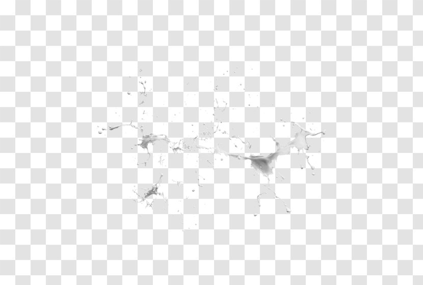 White Black Pattern - Monochrome - Milk Splash Transparent PNG