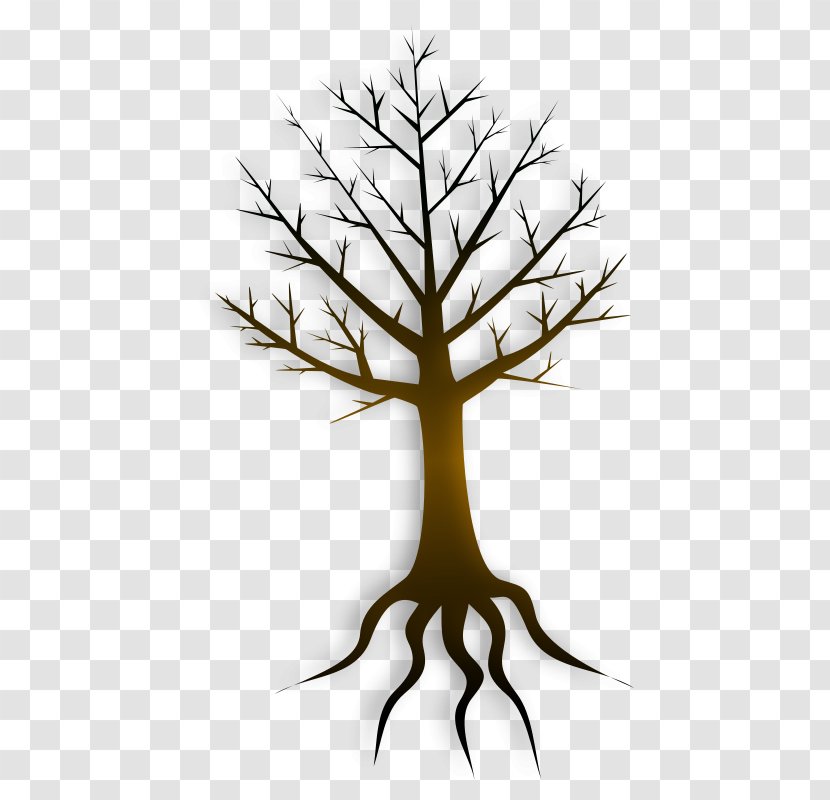 Tree Pixabay Root Illustration - Clump Cliparts Transparent PNG