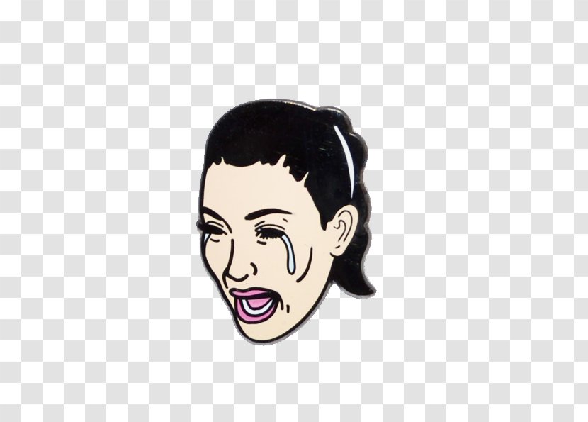 Kim Kardashian Keeping Up With The Kardashians Crying Face Tears Of Joy Emoji Transparent PNG