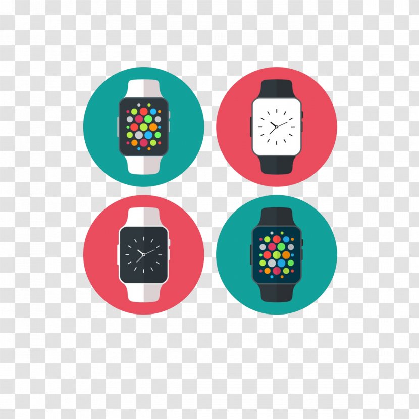 Smartwatch Illustration - Button - Watch Transparent PNG