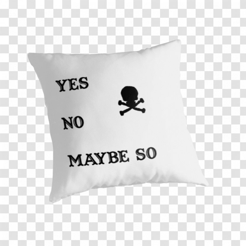 Yes, No, Maybe So Duvet Yes No Pillow Song - Black And White - Ouija Board Transparent PNG