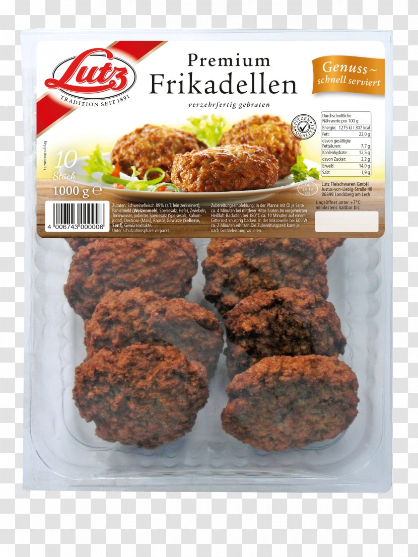 Frikadeller Fried Chicken Meatball Kofta Korokke - Fritter Transparent PNG