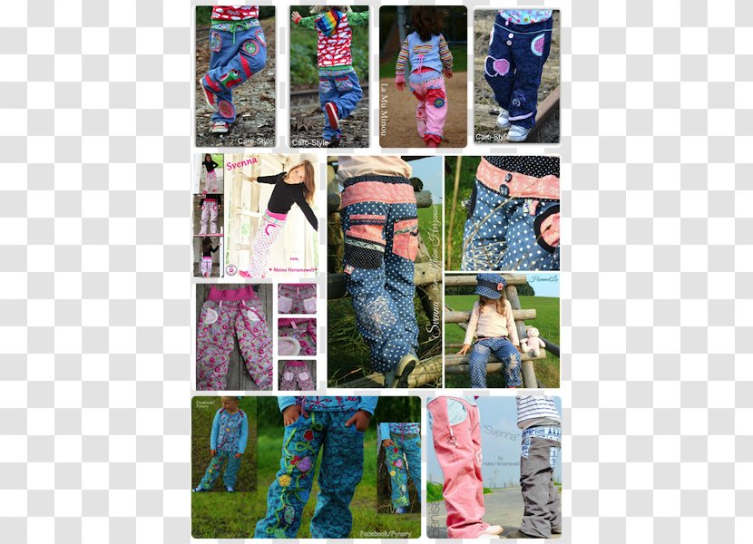 Jeans Denim Shorts Collage Transparent PNG