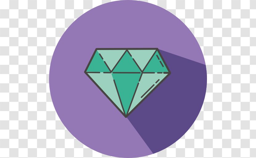 Green Circle - Violet - Diamond Elements Transparent PNG