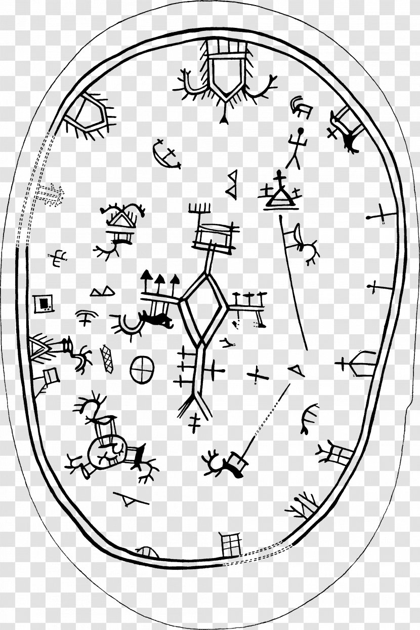 Sami Languages Shamanism Drum Finland Norway - Flower Transparent PNG