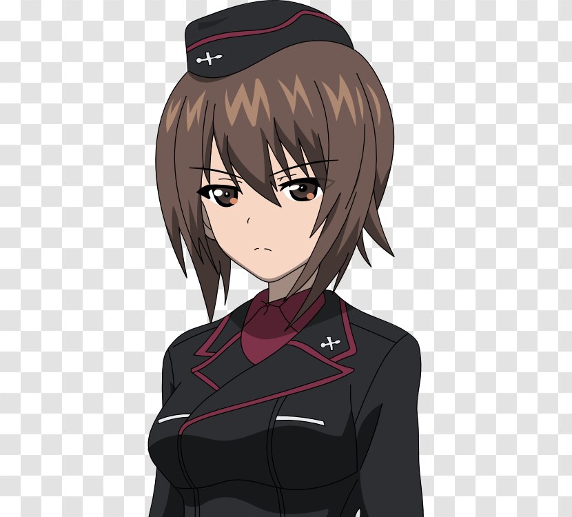 Miho Nishizumi Tank Art Cosplay Costume - Frame - GIRLS Und PANZER Transparent PNG