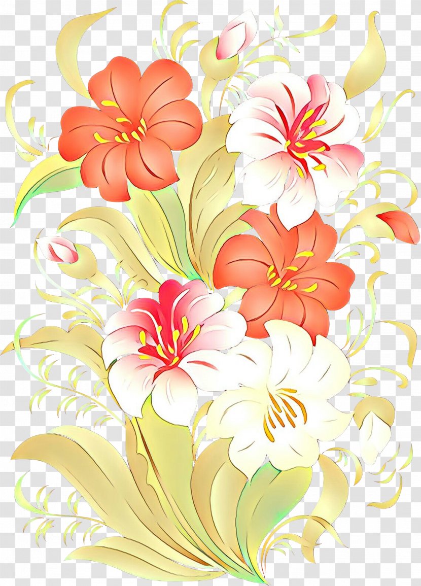 Watercolor Flower Background - Mallows - Frangipani Wildflower Transparent PNG