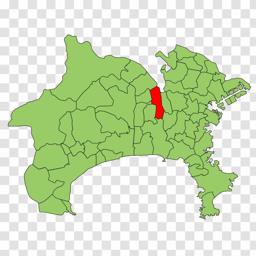 Kanagawa-ku, Yokohama Prefectures Of Japan Royalty-free Map Illustration - Kanagawaku Transparent PNG