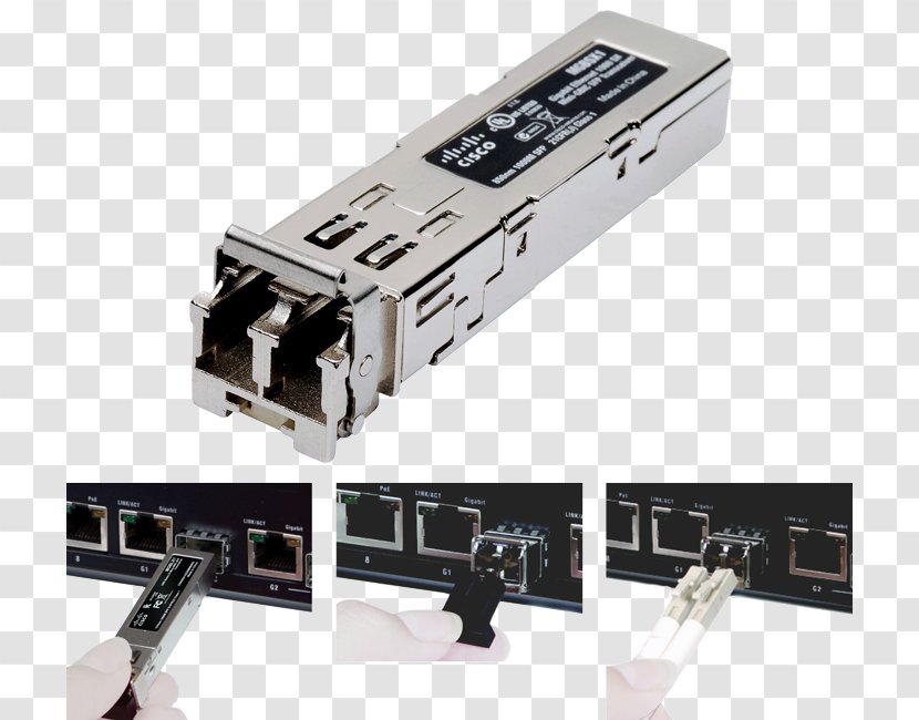 Small Form-factor Pluggable Transceiver Multi-mode Optical Fiber Gigabit Interface Converter Ethernet - Tool - Brochure Business Transparent PNG