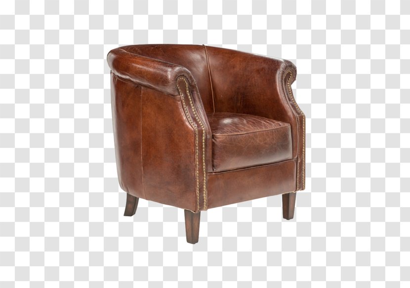 Club Chair Camel Faux Leather (D8570) Furniture - Slate D8631 Transparent PNG