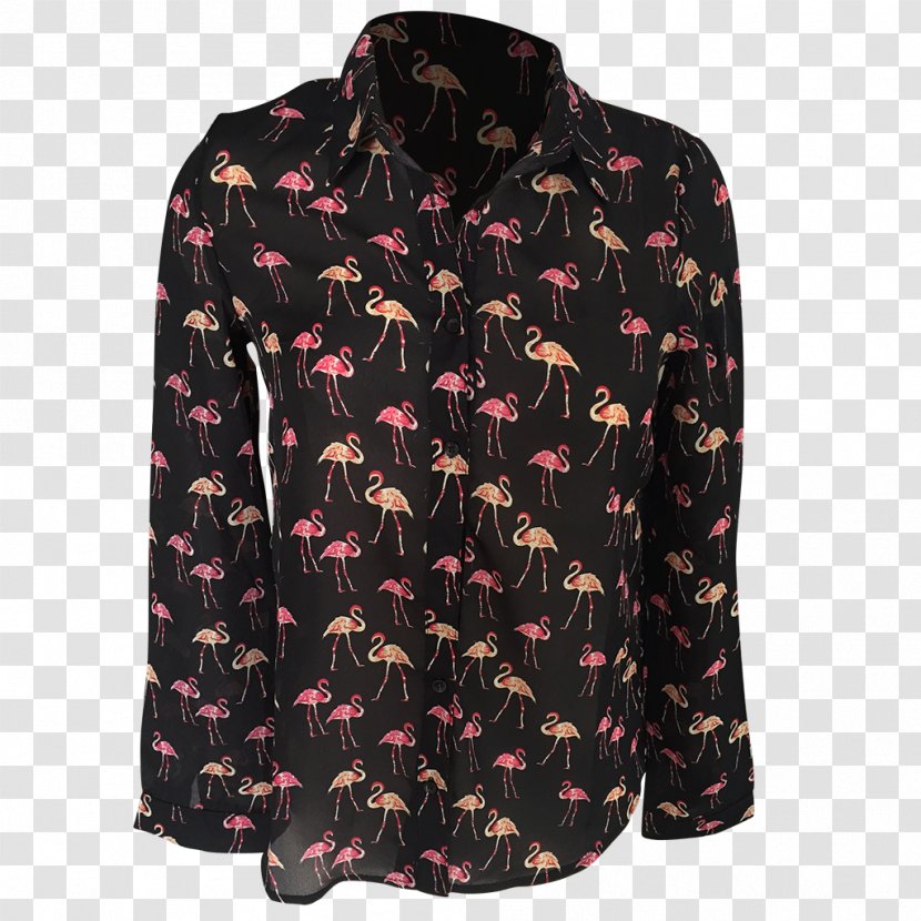 Blouse T-shirt Greater Flamingo Sleeve Clothing - Scarf - Love Transparent PNG
