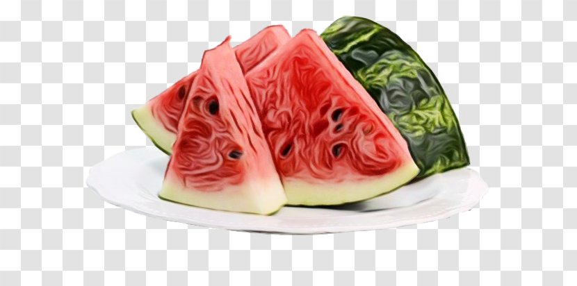 Watermelon - Watercolor - Cuisine Recipe Transparent PNG