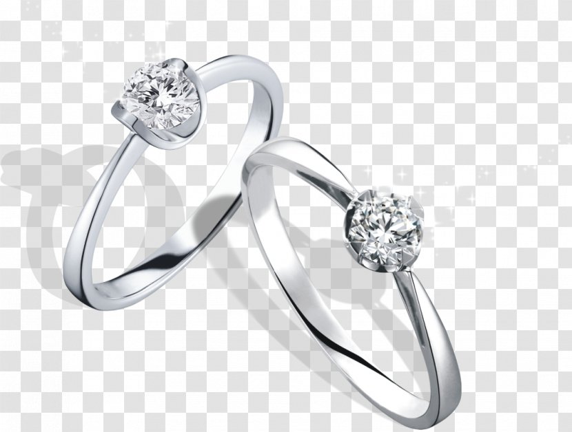 Wedding Ring Silver Jewellery - Engagement - Adjust Flyer Transparent PNG