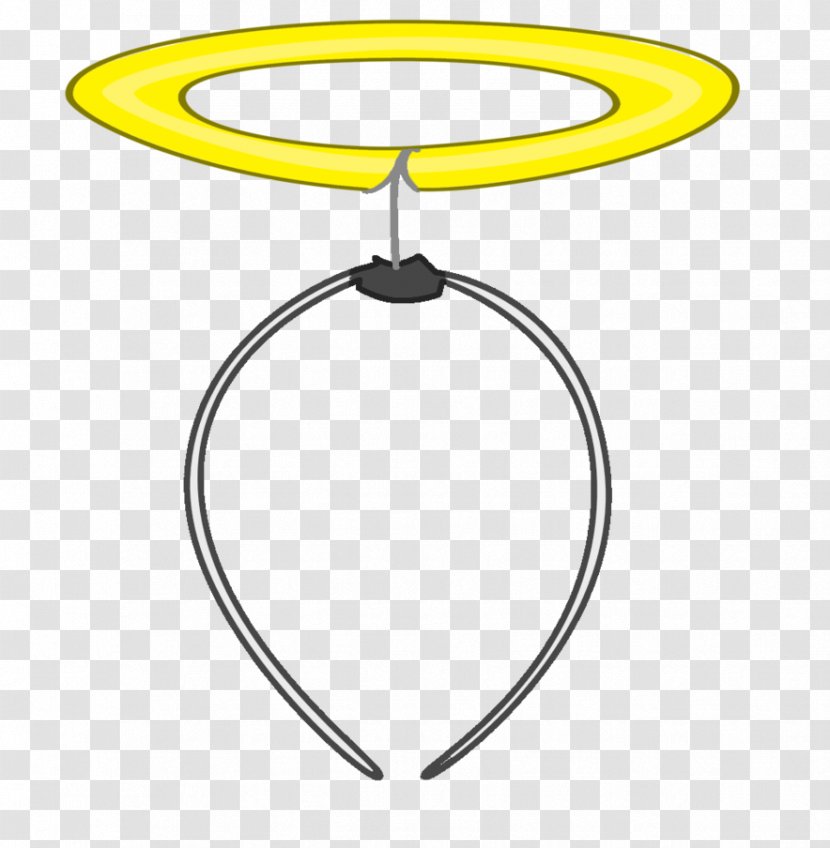 Line Body Jewellery Angle Clip Art - Yellow Transparent PNG