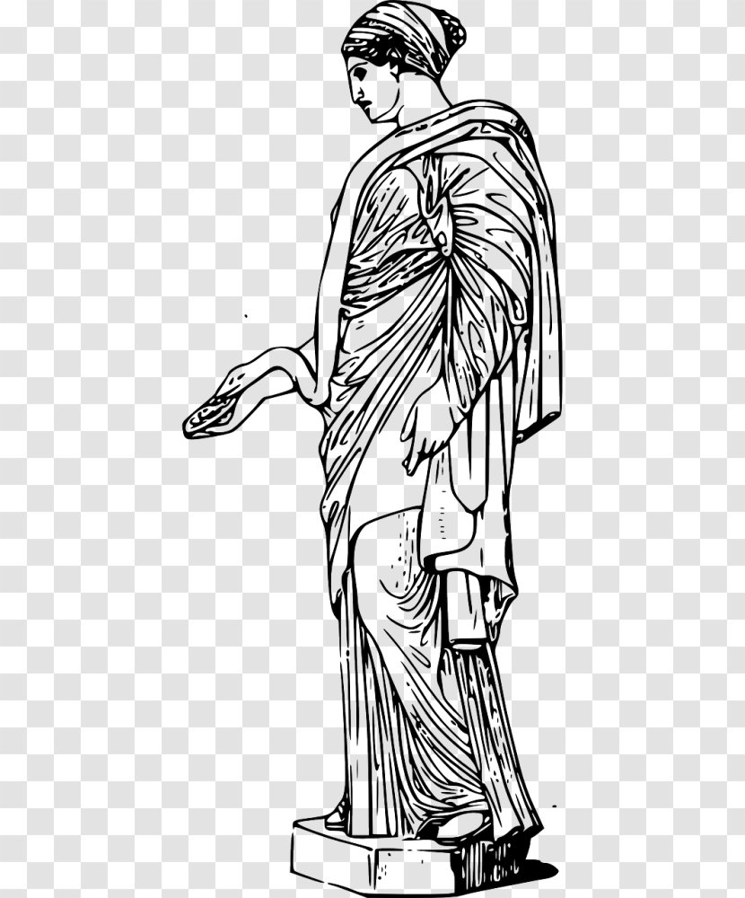 Ancient Greece Venus De Milo Greek Sculpture Statue Clip Art - Flower - Mythology Transparent PNG